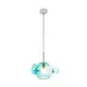 Светильник подвесной Loft It Bolle Lf_2027-p4_blue_mini 1 лампа 1.57 м² цвет золото/прозрачный/голубой
