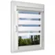 Рулонная штора день/ночь Унистайл RKRZBELI056140, 56x140 см, белый