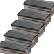 Парапет Bona 1 кирпич 225/255/275x510мм цвет серый 5шт
