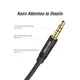 Кабель Vention аудио Jack 3/5 mm M/Jack 3/5 mm M угол 90 0.5 м черный BAKBD-T