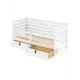 Кровать Solarius Det-spin80-180bel-orto-2yash 90 x 101 x 190 см сосна цвет белый