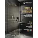 Душевая перегородка Doccia GLASS990/BRHOLD/5CHROMEMT 99x195см хромированный профиль