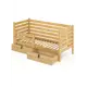 Кровать Solarius Det-spin80-200-orto-2yash 90 x 101 x 210 см сосна цвет бежевый