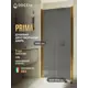 Душевая дверь Doccia GLASS800dv/GR/3GOLD 80см эффект стекла прозрачный распашной