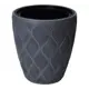 Горшок цветочный Plastic flow Form-plastic d 29.7 см 33.5 см 14.6 л полипропилен черный