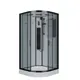 Душевая кабина Niagara NG-6901-01G Black низкий поддон, стекло тонированное