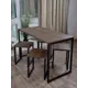 Стол прямоугольный Diko loft 120x70 см лдсп цвет бронза