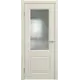 Комплект межкомнатной двери Wanmark Симпл-2 остеклённая 200x70см Эмаль цвет авангард с коробом и наличниками