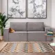 Диван раскладной Cityhd Прямой диван 243x78x90 см велюр цвет серый