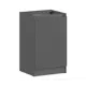 Модуль Леон Столплит 50 x 81.8 x 46 см МДФ цвет серый
