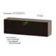 Полка Furnistyle 11814 160x50x42 см ЛДСП цвет венге, дуб сонома