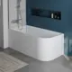 Отдельностоящая ванна Belbagno BB712-1500-730-L акрил 150x73см