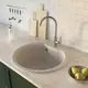 Мойка для кухни Mixline NL-TM12 53x53 см глубина чаши 210 см искусственный камень цвет бежевый