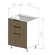 Мебель для кухни 03.01.12.З Fabrikka 60x82x51 см ЛДСП цвет дуб вотан