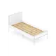 Кровать Solarius Komp80loft-bel-white 85 x 89 x 206 см сосна цвет белый