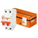 Автоматический выключатель Tdm electric ВА47-29 2P C20 А 4.5 кА SQ0206-0094