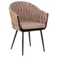 Кухонный стул Dobrin Matilda LM 62x62x56 см текстиль цвет коричневый