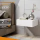 Тумба прикроватная Leolana 42x14x30 см 1 ящик ЛДСП цвет белый
