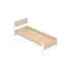 Кровать Solarius Мишка сплошное основание mkr-obiv-rs3-bel100-200-full 110 x 80 x 210 см дерево цвет бежевый/белый