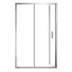 Душевая перегородка Azario AZND1131L1200 120x200см серебро профиль