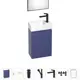 Тумба с раковиной подвесная Wellsee WC Area 20216909R для ванной