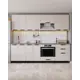 Кухонный гарнитур Дсв мебель Орбита 240x153.2x82.8 см ЛДСП цвет бежевый
