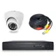 Комплект для видеонаблюдения AHD PS-link 1 камера для помещения 2Мп цвет белый