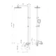 Душевая система Wonzon & woghand WW-563601-CR 1 режимная цвет хром