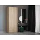 Шкаф распашной Мебельная компания е1 LCK_1000_B 81x220x52.5 см ЛДСП цвет сонома