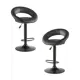 Барный стул Dobrin Mira black lm-5001 53.5x102x47 см цвет черный 2 шт