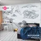 Фотообои флизелиновые 3d детские Barton Wall Самолет Чертеж 400x270 см K316-C