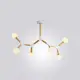 Люстра на штанге Imperiumloft Formula 6 lamps 140710-26 6 ламп 12 м² цвет золото