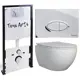Комплект TONI ARTI TA-01 Baglio BO4936 с сиденьем с микролифтом, с клавишей Freto TA-0051