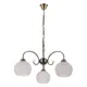 Люстра потолочная ARTE LAMP MARGO 3 лампы 9 м² цвет коричневый