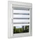 Рулонная штора день/ночь Унистайл LKRZBELI078185, 78x185 см, цвет белый