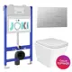 Комплект инсталляция с унитазом Joki JKS303033701CH цвет белый