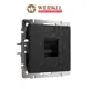 Розетка RJ45 встраиваемая Werkel a052047, цвет черный
