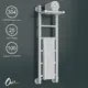 Полотенцесушитель водяной лестница Onix Classic plus white 80x20 см нижняя подводка нержавеющая сталь цвет белый