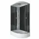 Душевая кабина Niagara Eco NG-3524-14L Black 120x80x215см средний поддон стекло мозаика