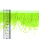 Перья на ленте Страус TBY арт.08-086 шир.8см цвет лайм уп.2м FBY-08-086