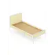Кровать Solarius Komp80loft-van-white-full 85 x 89 x 206 см сосна цвет бежевый