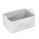 Корзина Handy home 22x17x34 см велюр цвет белый
