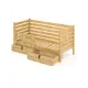 Кровать Solarius Det-spin70-160-2yash 80 x 101 x 170 см сосна цвет бежевый