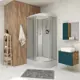 Душевая кабина Niagara 339844L средний поддон 90x80см