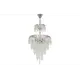 Люстра подвесная Arti lampadari Sardinia nickel e 1.5.40.105 n 4 лампы 8.9 м² цвет прозрачный никель