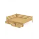 Кровать Solarius Tahta180-180-full-2yash 190 x 63 x 190 см сосна цвет бежевый