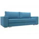 Диван Лига диванов Дрезден 250x80x107 см рогожка цвет голубой