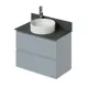 Тумба со столешницей Итана Kate 4657810336537 подвесная 80.50см цвет green wood