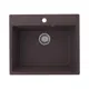 Врезная мойка Ulgran Forte 580-06 58x50x20 см искусственный камень цвет коричневый