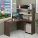 Стол Мэрдэс СКЛ-Угл130+НКЛ-120 ШК-Ч ПРАВ 120x152x130 см лдсп цвет карамель, ясень шимо темный